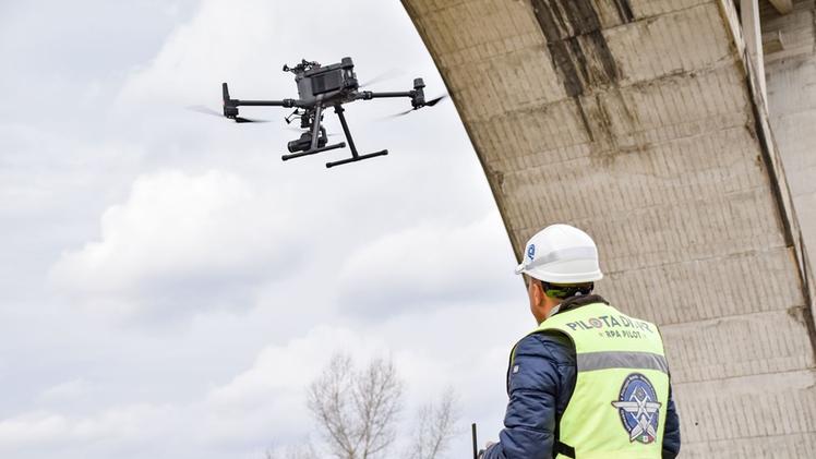 Droni e modelli 3D per monitorare la sicurezza delle infrastrutture.