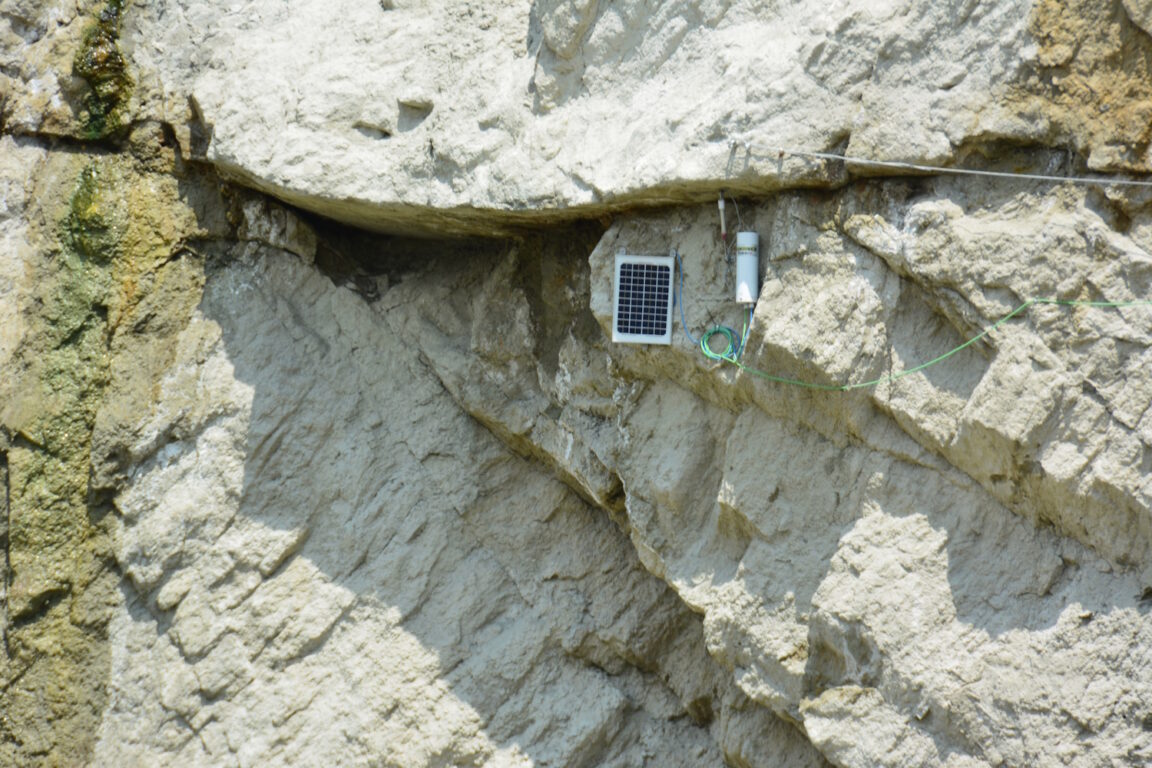 Monitoraggio della frana della Rupe di San Leo.