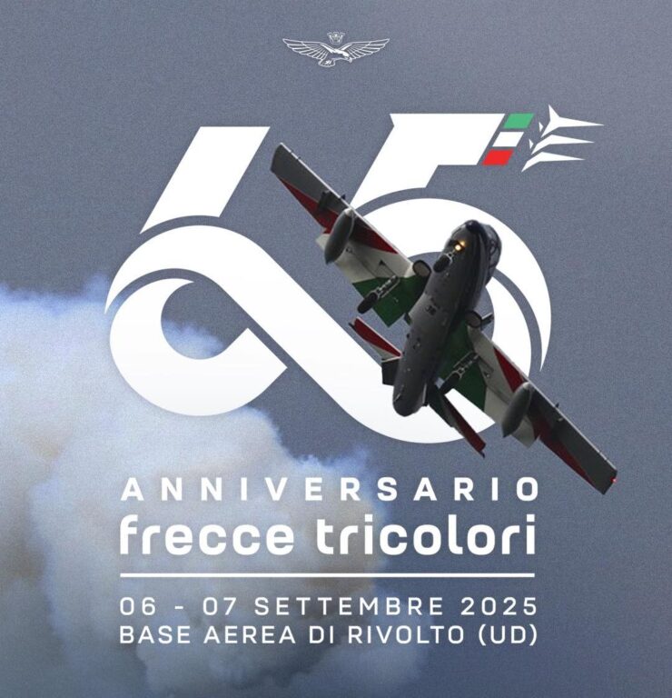 Il 6 e 7 settembre 2025, a Rivolto, si terrà un evento speciale per celebrare la 65^ stagione della Pattuglia Acrobatica Nazionale. Due giornate dedicate alla scoperta della storia e delle tradizioni delle Frecce Tricolori.