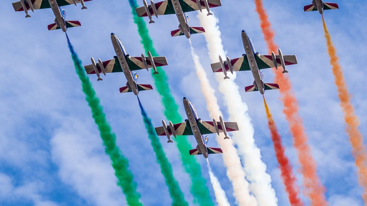 65° Anniversario Frecce Tricolori a Rivolto.