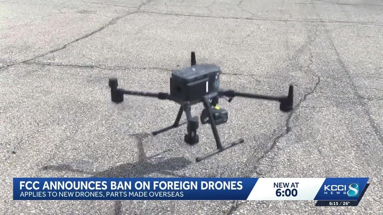 La FCC vieta l&rsquo;importazione e la vendita di nuovi droni DJI e di altri produttori stranieri negli Stati Uniti per motivi di sicurezza nazionale.