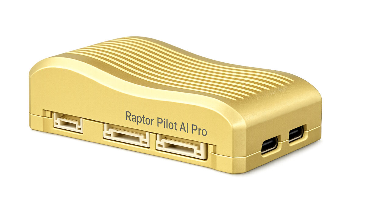 Raptor Pilot AI Pro: autopilota AI da 100 g che unisce controllo di volo e visione artificiale a bordo UAV.