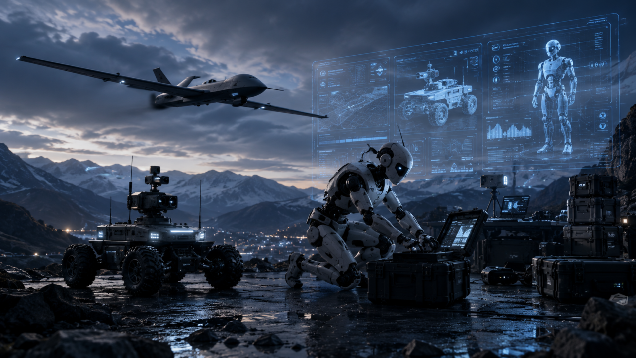 Custom robotic applications engineered around your operational challenges. UAV, UGV, ROV, and humanoid platforms integrated with AI and proprietary payloads.
