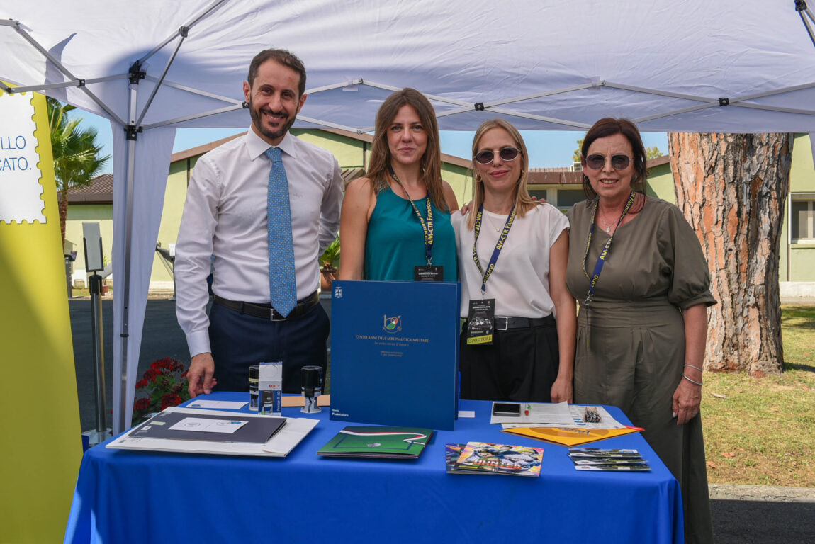 Cerimonia dell'Annullo Postale Speciale con Poste Italiane per il 20° anniversario della costituzione del CTR Fiumicino